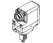 QUICK CHANGE MTSK Radial rear-set driven tool VDI30 H=85mm