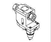 Opposite face rear-set driven tool H=85mm
